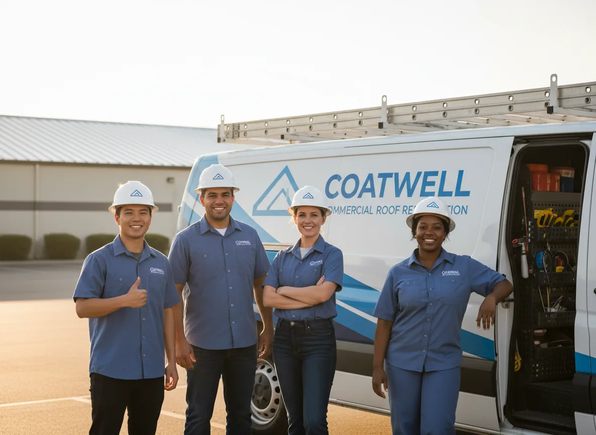 Commercial roof coating company in Petersham, MA